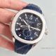 Replica Swiss Patek Philippe Travel Time Watch SS Blue Rubber Strap (3)_th.jpg